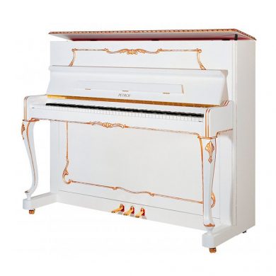 Petrof klavieres, Upright Pianos Style collection, modelis P 118 R1 Rococo